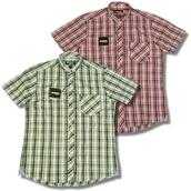 View Item Lambretta Mod Retro Button Down S/S Shadow Check Shirt